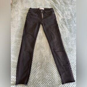 5/$15 Free people Black Skinny Jeans